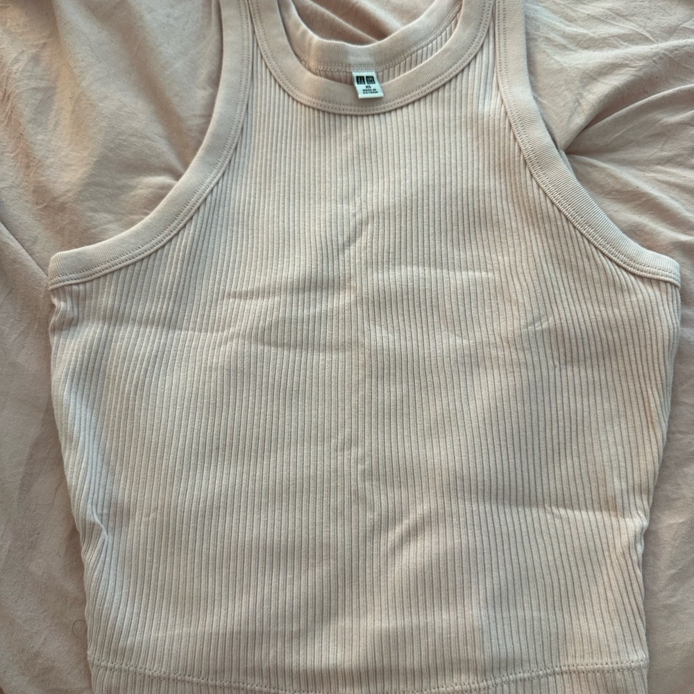 Women's Ribbed Tank Top - Pink